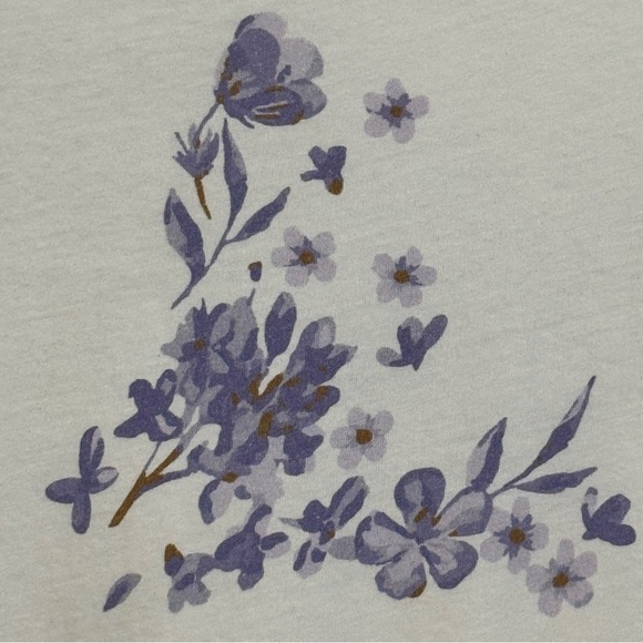 Ragdoll LA Floral Puff Sleeve Tee Shirt M - Picture 4 of 7